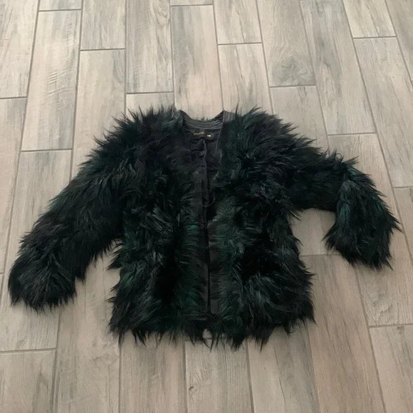 balmain x hm fur jacket